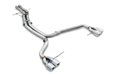 Touring Edition Catback Exhaust for Porsche Macan S / GTS / Turbo - Chrome Silver 102mm Tips image 1