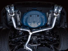 Track Edition Catback Exhaust for VB Subaru WRX - 4" Chrome Silver Tips image 14