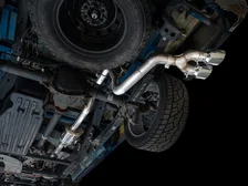 0FG Dual Side Exit Exhaust for Ford F-150 Regular Cab - 4.5" Chrome Silver Tips image 6