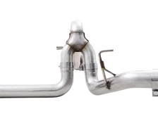 0FG Dual Split Rear Exhaust for '21+ Ford F-150 - 5" Diamond Black Tips image 3
