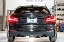 Touring Edition Axleback Exhaust for BMW F22 M235i / M240i - 4" Diamond Black Tips image 3
