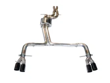 Track Edition Exhaust for Audi S5 3.0T - 3.5" Diamond Black Tips image 1