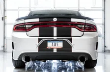 Touring Edition Exhaust for 17+ Charger 5.7 - Diamond Black Tips image 4