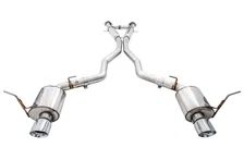 Touring Edition Exhaust for Jeep Grand Cherokee SRT - Chrome Silver Tips image 6