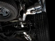 0FG Single Side Exit Catback Exhaust for 4th Gen RAM 1500 5.7L (without bumper cutouts) - Dual Chrome Tips image 13