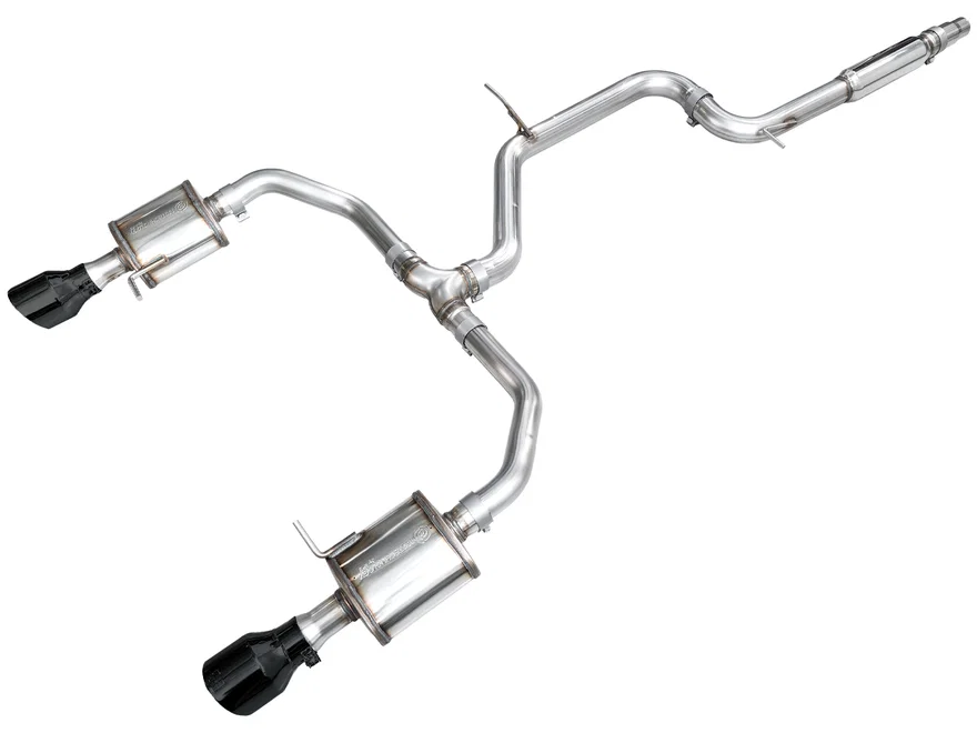 Touring Edition Exhaust for MK7.5 GLI - Diamond Black Tips for Volkswagen Jetta