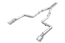 Track Edition Exhaust for 17+ Charger 5.7 - Chrome Silver Tips image 1