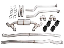 Touring Edition Catback Exhaust for BMW G90/G99 M5 - 4.5" Diamond Black Tips image 6