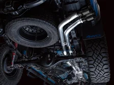0FG Exhaust with BashGuard for 3rd Gen Tacoma - Dual Diamond Black Tips image 21