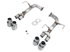 Track Edition Axleback Exhaust for VB Subaru WRX - 4" Chrome Silver Tips image 4