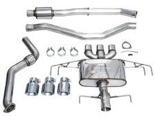 Touring Edition Exhaust for DE5 Integra Type-S - Triple Chrome Silver Tips image 5