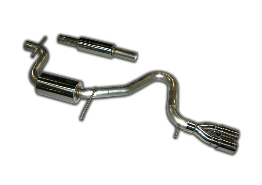 Performance Cat-back Exhaust for Golf / Rabbit 2.5L - Chrome Tips for Volkswagen