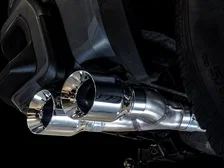 0FG Catback Dual Side Exit Exhaust for 4th Gen Silverado/Sierra 1500 5.3L (Flat Bumper) - Chrome Silver Tips image 9
