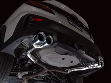 Track Edition Axleback Exhaust for VB Subaru WRX - 4" Chrome Silver Tips image 9