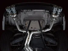 Track Edition Exhaust for Audi C8 S6/S7 - 4.5" Chrome Silver Tips image 8