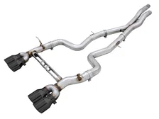 Track Edition Catback Exhaust for BMW F8X M3/M4 - 4" Diamond Black Tips image 1
