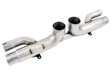 Center Muffler Delete for Porsche 991.1 / 991.2 GT3 / RS - Diamond Black Tips image 3