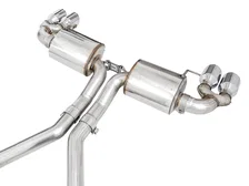 Non-Resonated Touring Edition Exhaust for G2X M340i / M440i - 4" Chrome Silver Tips for BMW image 5