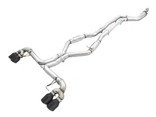 Track Edition Exhaust for G2X M340i / M440i - 4" Diamond Black Tips for BMW image 1