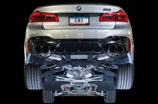 SwitchPath™ Catback Exhaust for BMW F90 M5 - 4" Diamond Black Tips image 2