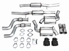 Touring Edition Exhaust for Nissan Z - Diamond Black Tips image 5