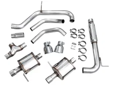 Touring Edition Exhaust for MK7.5 GLI - Chrome Silver Tips for Volkswagen Jetta image 8