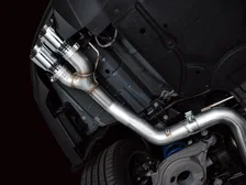 Track Edition Exhaust for S650 Ford Mustang GT Fastback - Quad Chrome Silver Tips image 7