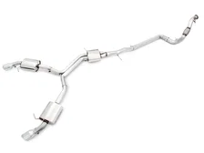 Touring Edition Exhaust for B9 A4 - 4" Chrome Silver Tips for Audi A4 Quattro image 1