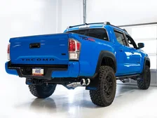 0FG Exhaust with BashGuard for 3rd Gen Tacoma - Dual Chrome Silver Tips image 21