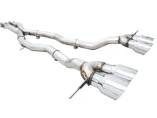 Track Edition Catback Exhaust for BMW G8X M3/M4 - 4.5" Chrome Silver Tips image 4