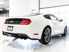 Touring Edition Cat-back Exhaust for the '18-'23 S550 Mustang GT - Quad Diamond Black Tips image 6