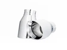 Touring Edition Exhaust for B9 A4 - 4" Chrome Silver Tips for Audi A4 Quattro image 3