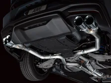 Track Edition Exhaust for S650 Ford Mustang GT Fastback - Quad Chrome Silver Tips image 14