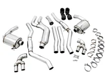 Resonated Touring Edition Exhaust for G2X M340i / M440i - 4" Diamond Black Tips for BMW image 2