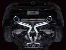 Track Edition Exhaust for Nissan Z - Chrome Silver Tips image 15