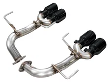 Track Edition Axleback Exhaust for VB Subaru WRX - 4" Diamond Black Tips image 3