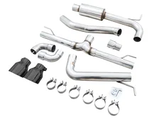 Track Edition Exhaust for VW MK8 GTI - Diamond Black Tips image 3