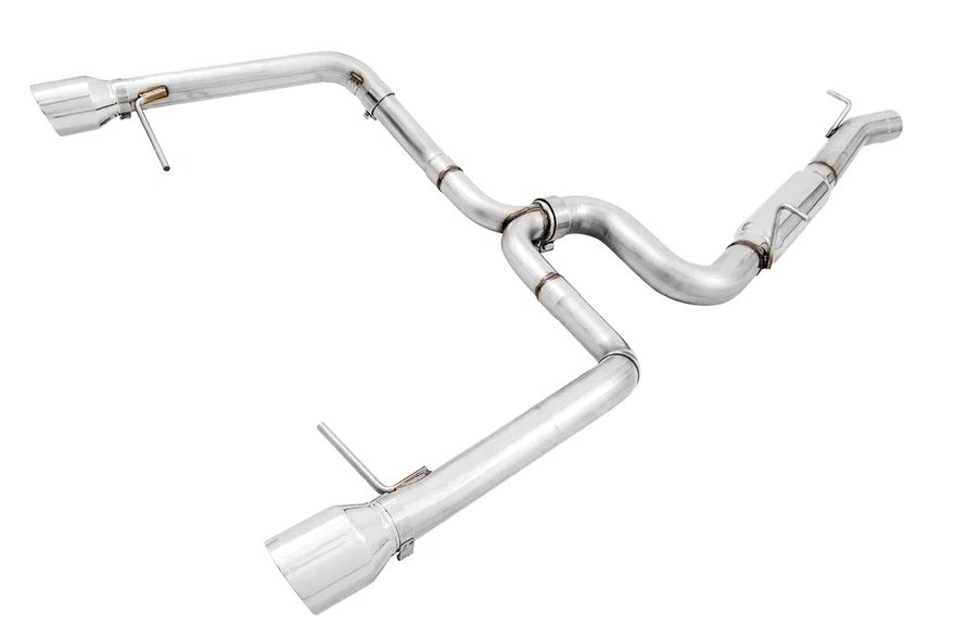 Track Edition Exhaust for VW Golf Alltrack / Sportwagen 4Motion - Chrome Silver Tips