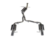 Touring Edition Exhaust for B8 A5 2.0T - Dual Outlet, Chrome Silver Tips for Audi A5 Quattro image 1