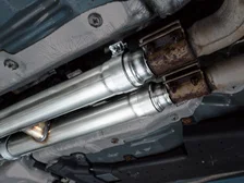 SwitchPath™ Exhaust for Ford Mustang S550 Mach1 - Quad Diamond Black Tips image 10