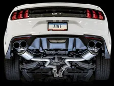 Touring Edition Cat-back Exhaust for the '18-'23 S550 Mustang GT - Quad Chrome Silver Tips image 7