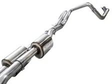 0FG Catback Exhaust for 4th Gen Silverado/Sierra 1500 6.2L (with bumper cutouts) - OE Tips image 4