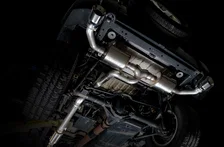 Tread Edition Axleback Dual Exhaust for Jeep JK/JKU 3.6L - Chrome Silver Tips image 10
