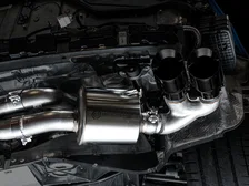 Touring Edition Exhaust for C8 Corvette - 4.5" Diamond Black Tips image 9
