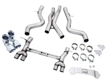 Track Edition Catback Exhaust for BMW F8X M3/M4 - 4" Chrome Silver Tips image 3