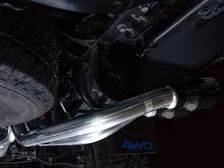 0FG Exhaust with BashGuard for 3rd Gen Tacoma - Dual Diamond Black Tips image 22