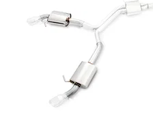 Touring Edition Exhaust for B9 A4 - 4" Chrome Silver Tips for Audi A4 Quattro image 2
