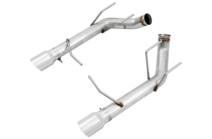 Track Edition Axleback Exhaust for the S197 Ford Mustang GT - Chrome Silver Tips