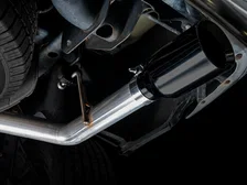 0FG Dual Rear Exit Catback for 4th Gen RAM 1500 5.7L (without bumper cutouts) - Diamond Black Tips image 4