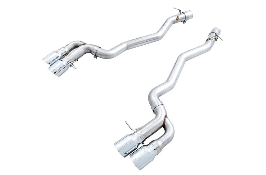 Track Edition Axleback Exhaust for BMW F90 M5 - 4" Chrome Silver Tips